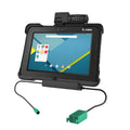 RAM Mounts Zebra XSLATE L10 GDS doko stotelė su maitinimu, 2× USB-A ir kodine spyna (RAM-HOL-ZE15PD2CLU)