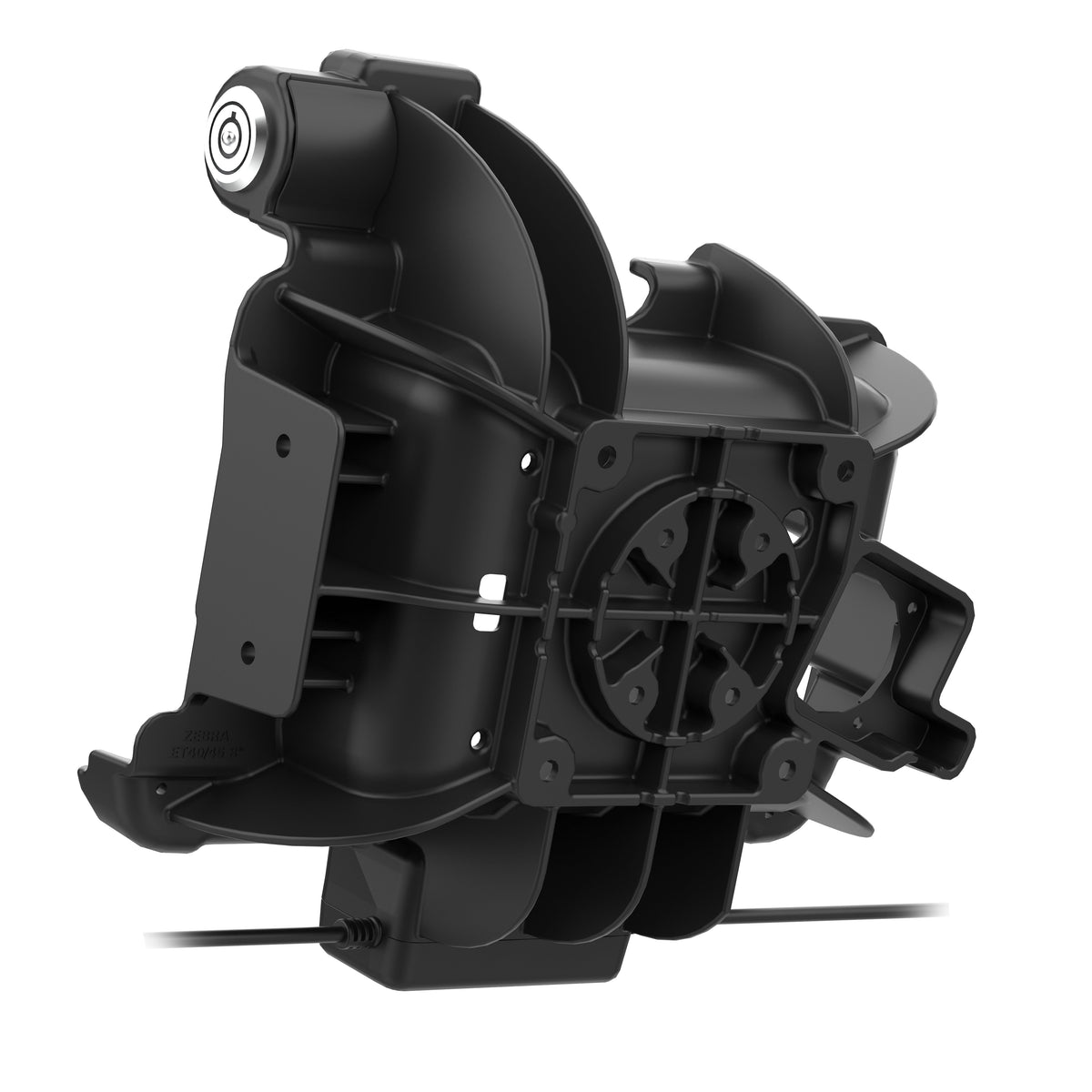 RAM Mounts locking Tough-Dock power + data for Zebra ET40, ET45 and ET401 8-inch tablets with Rugged Frame – additional photo