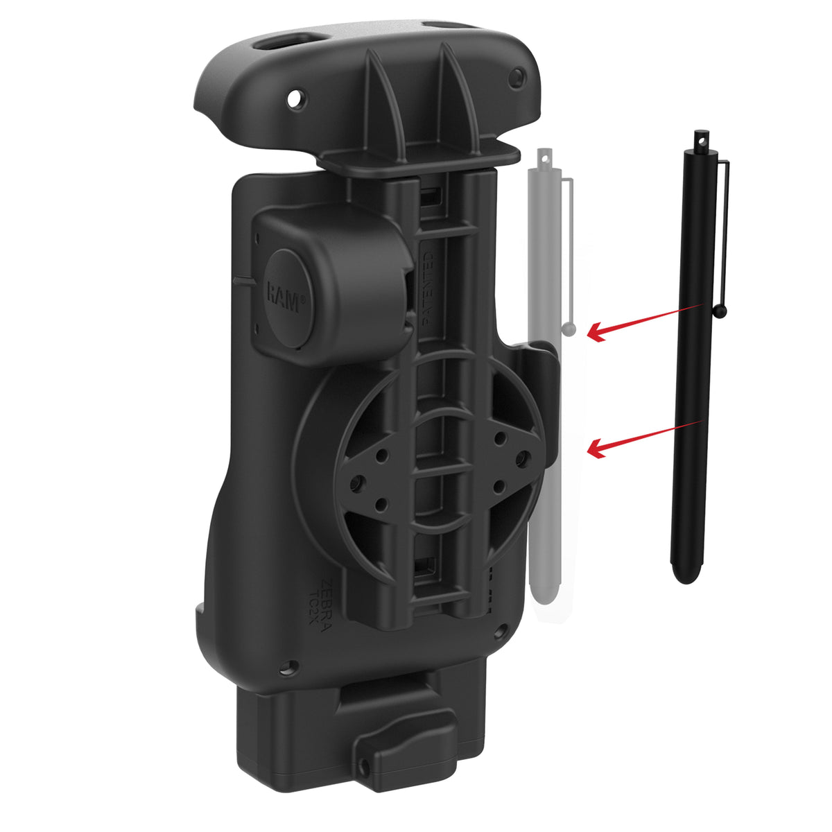 RAM Mounts Form-Fit Holder for Zebra TC22 and TC27 without Rugged Boot – additional view