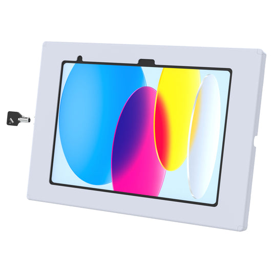 RAM Mounts key-locking Safe-Case, light grey steel enclosure for Apple iPad 10th & 11th Gen – product photo