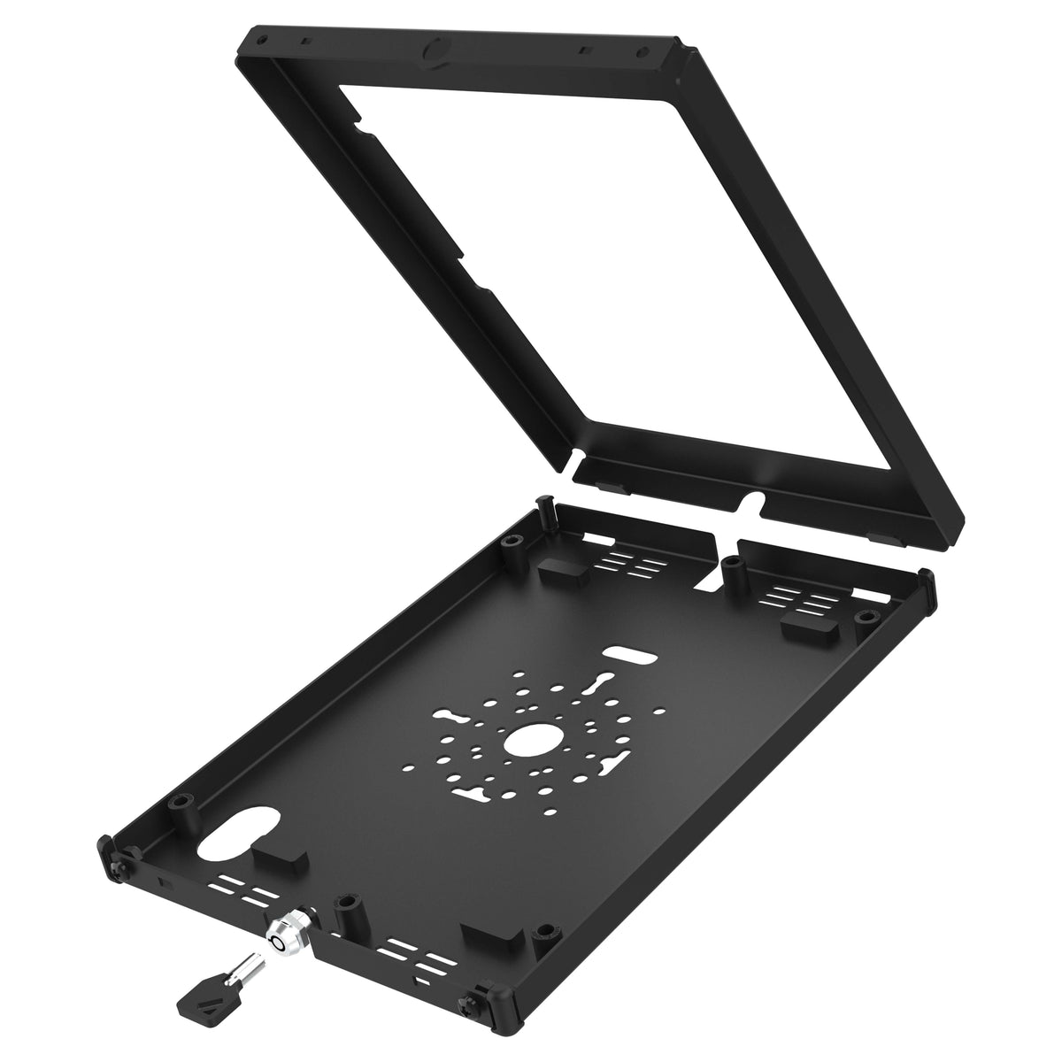 RAM Mounts key-locking Safe-Case, black steel enclosure for Apple iPad Pro 13, Air 13 & Pro 12.9 – further view