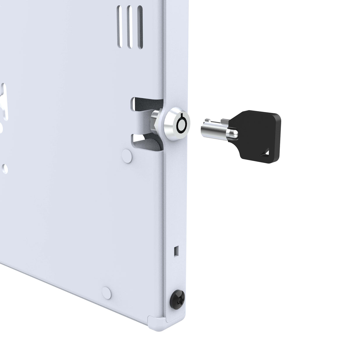 RAM Mounts key-locking steel Safe-Case for Samsung Galaxy Tab S9 and S9 FE in grey – detail photo