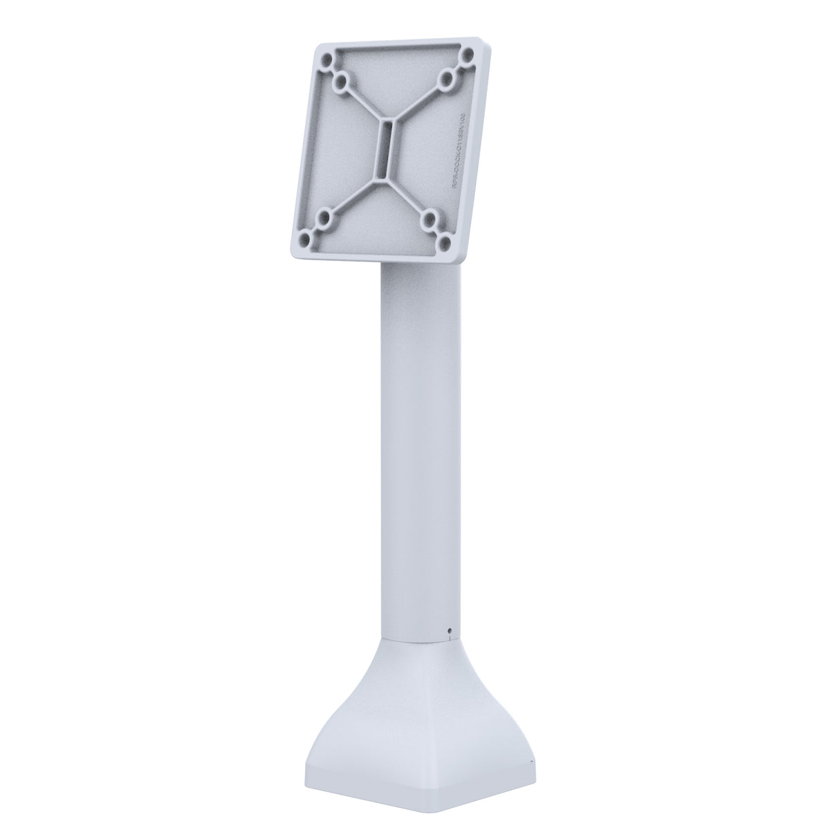 RAM Mounts 14-inch pedestal mount with 75 × 75 mm and 100 × 100 mm VESA patterns in grey – main product photo