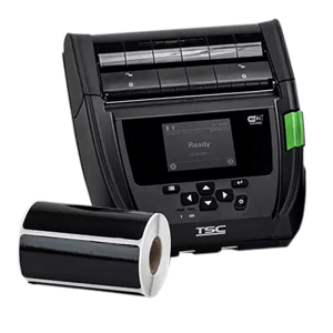 TSC Thermaflex Etiketės, label roll, thermal transfer ribbon, TSC, synthetic, derva, W 102mm, H 63.5mm, rolls/box 50 rolls/box (DT-400250-BPR)