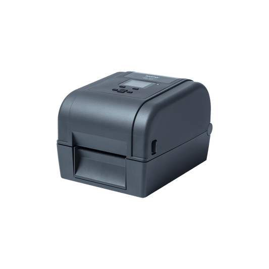 Brother TD-4650TNWB thermal transfer desktop label printer – left side view