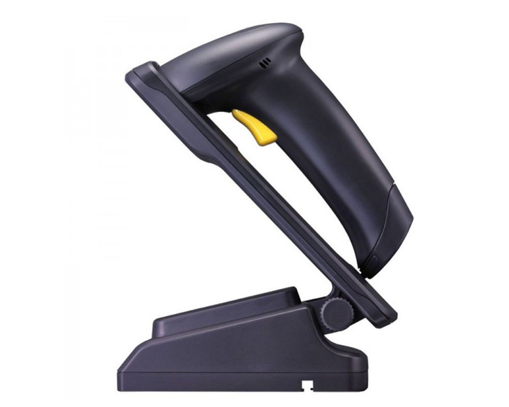 CipherLab 1504 Barcode Scanner with Smartstand, black (A1504ARBKU001)