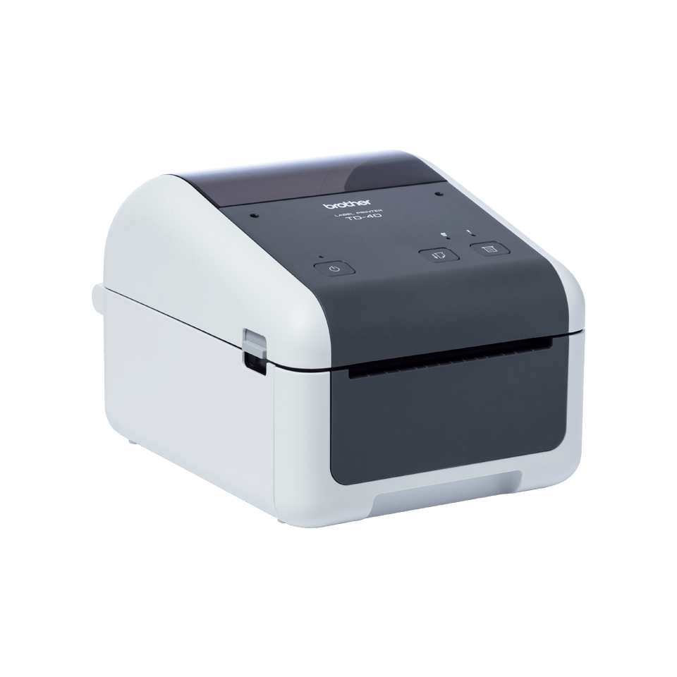 Brother TD-4215D direct thermal desktop label printer – right side view