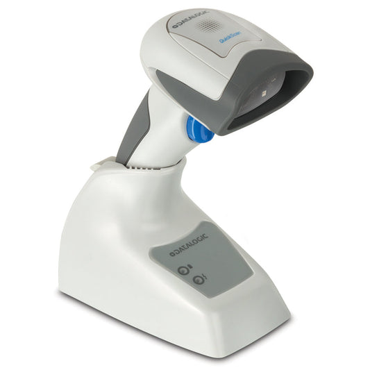 Datalogic QuickScan QBT2131 with charging/transmitter cradle, white (QBT2131-WH)
