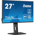 iiyama ProLite XUB2792UHSU-B6 27" Monitor, IPS, 4K UHD, Height-Adjustable (XUB2792UHSU-B6)