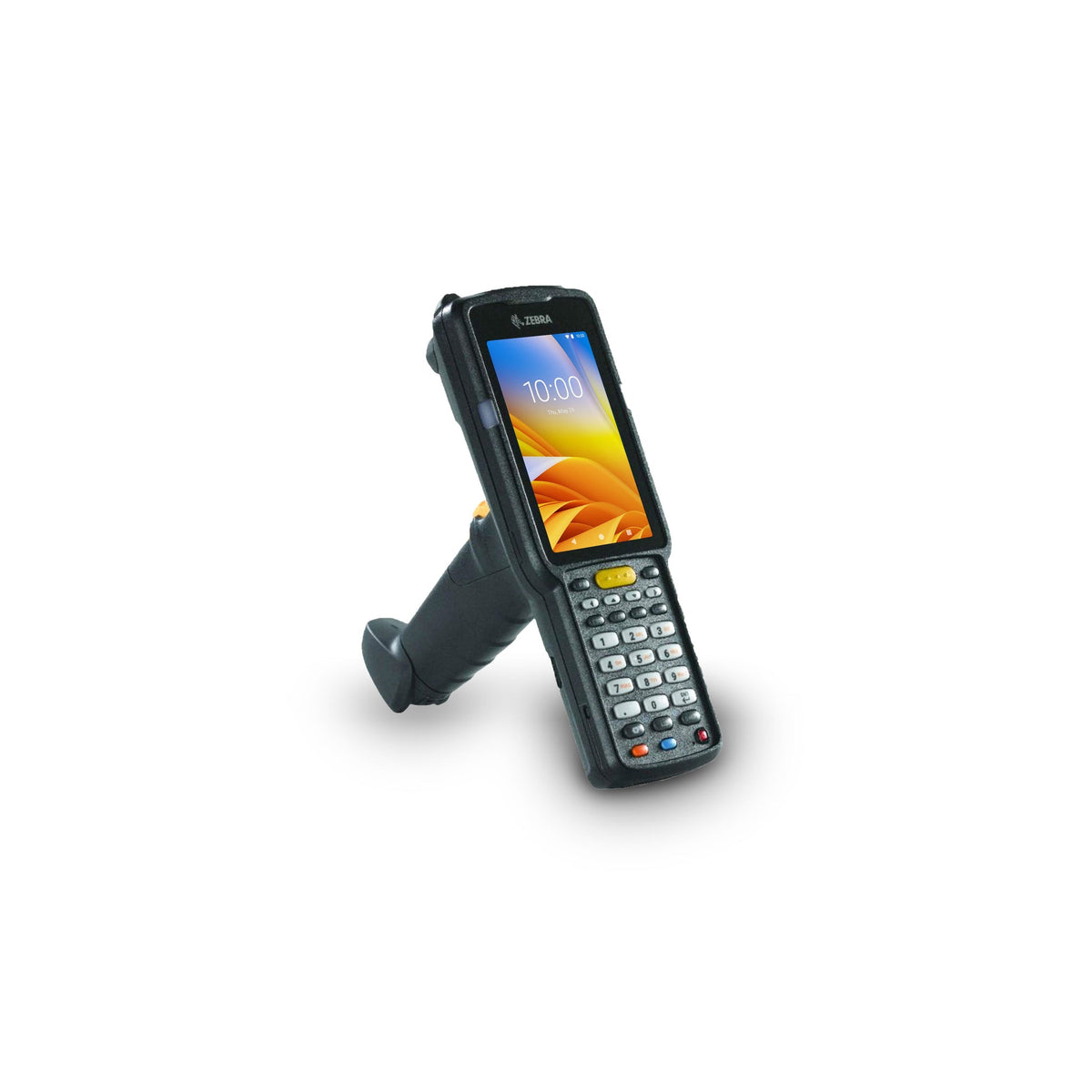 Zebra MC3300x rugged keypad mobile computer, pistol grip, 29-key numeric keypad (MC330L-GL2EG4RW) – side view