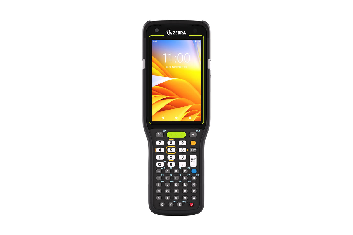 Zebra MC3450 rugged 5G keypad mobile computer, pistol grip, 47-key alphanumeric keypad (MC345B-3G1P64SS-A6) – front view
