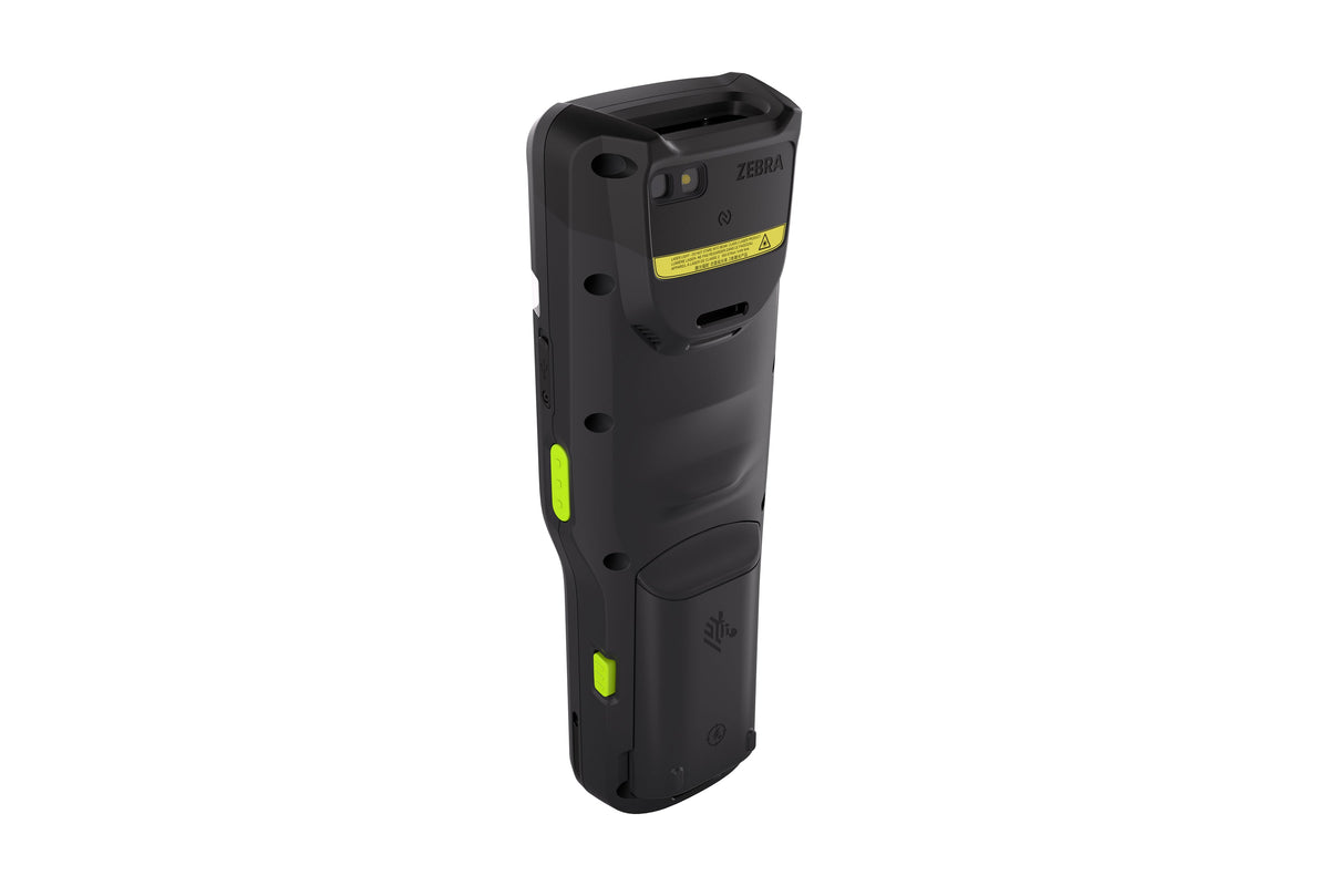 Zebra MC3450 rugged 5G keypad mobile computer, straight shooter, 38-key function numeric keypad (MC345B-3S1J53SS-A6) – back view