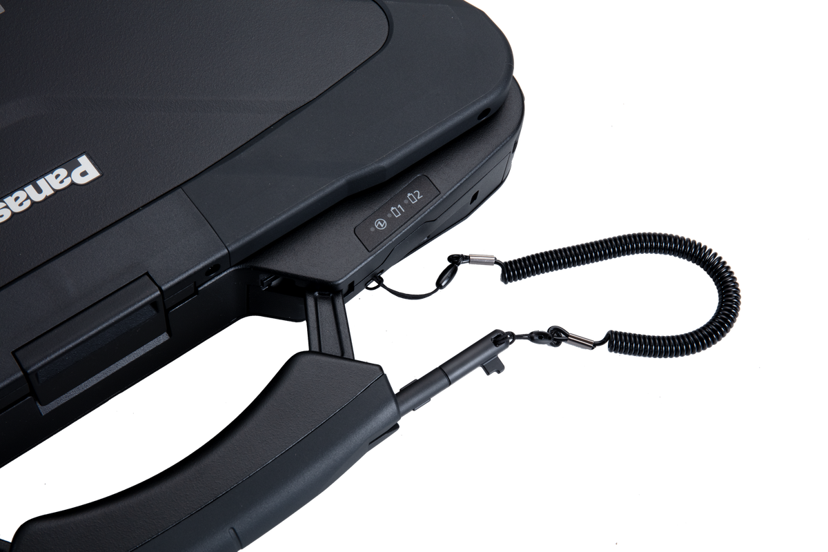 Panasonic TOUGHBOOK 40 mk2 (German QWERTZ, 4G) carry handle with tethered capacitive stylus pen
