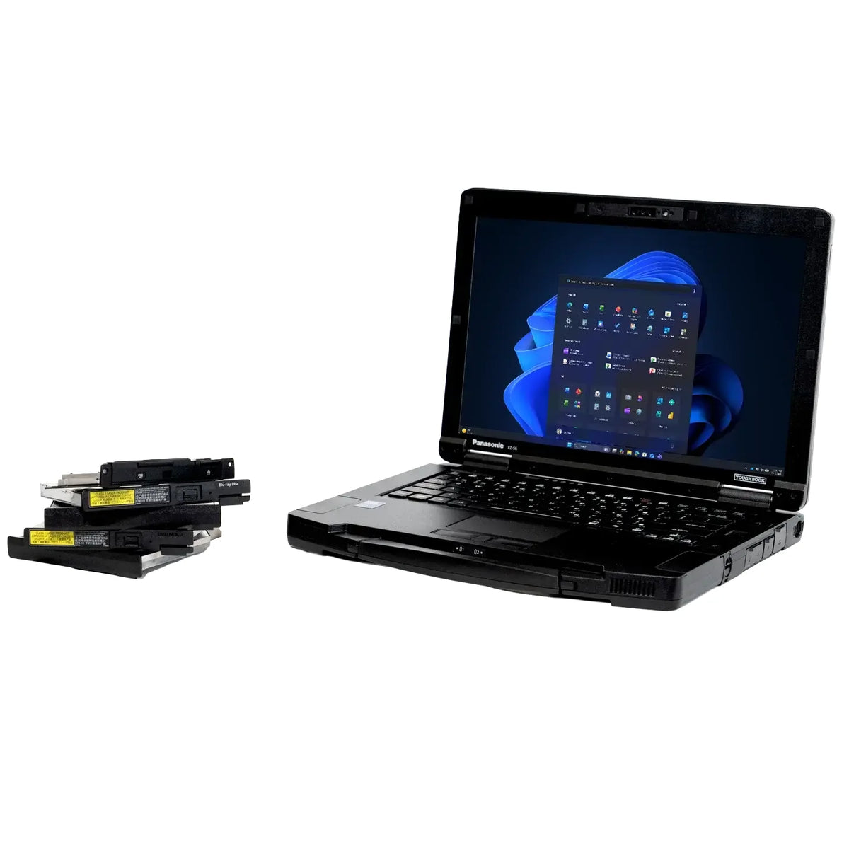 Panasonic TOUGHBOOK 56 FZ-56BZ02XBE with interchangeable xPAK expansion modules for the modular rugged laptop