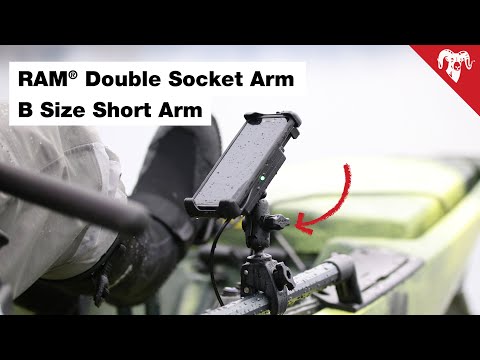 RAM Mounts Double Socket Arm, B-Size, Short 61 mm (RAM-B-201U-A) – official RAM Mounts video