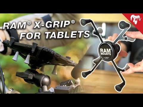 RAM Mounts X-Grip Holder for 7"–8" Tablets with B-Size Ball (RAM-HOL-UN8BU) – official RAM Mounts video