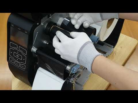 XT5-40_How to Install the Paper and Ribbon