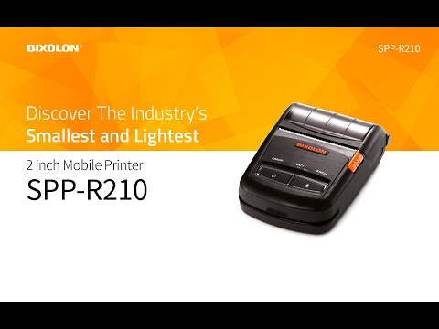 Discover The Industry's Smallest and Lightest, BIXOLON SPP-R210