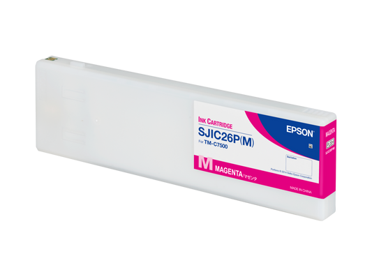 Epson SJIC26P(M) magenta ink cartridge C33S020620 for ColorWorks C7500
