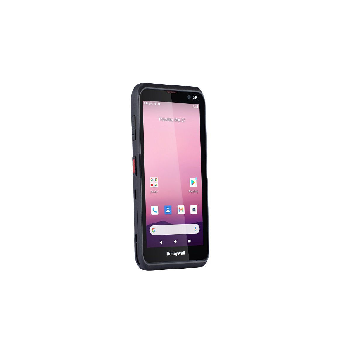 Honeywell ScanPal EDA57 Android mobile computer, 5G, S0703 2D imager (EDA57-11BE91H21RK) – angled view