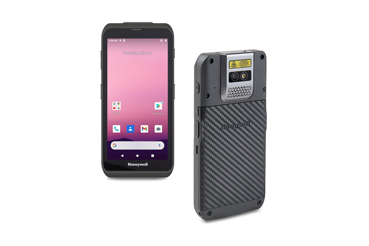 Honeywell ScanPal EDA5S Android mobile computer, S0703 2D imager (EDA5S-00AE61N21RK) – front and back view