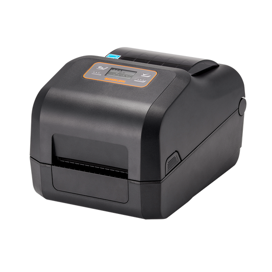 BIXOLON XD5-40tR UHF RFID desktop label printer, black (XD5-40tREK/MEA) – front view