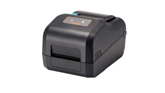 BIXOLON XD5-40t 4-inch thermal transfer desktop label printer, LCD, black (XD5-40tOEWK) – front view