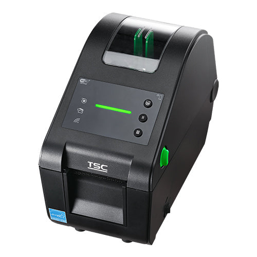 TSC DH220L 2-inch direct thermal desktop label printer, 203 dpi, LED, linerless cutter, black (DH220L-A001-1032) – detail view