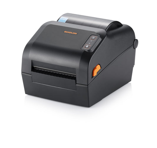 BIXOLON XD5-43IId 4-inch direct thermal desktop label printer, black (XD5-43IIdK/BEG) – front view