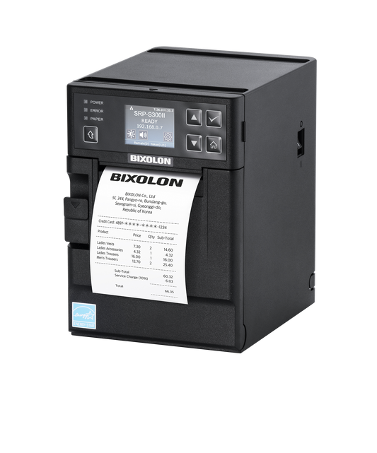 BIXOLON SRP-S300II 3-inch receipt printer, black (SRP-S300IIWDAK/BEG) – receipt printing