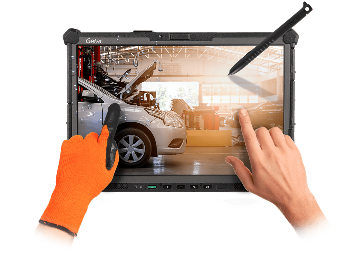 Getac G140 14" rugged tablet (GX6779WI1BXX) – in use with stylus