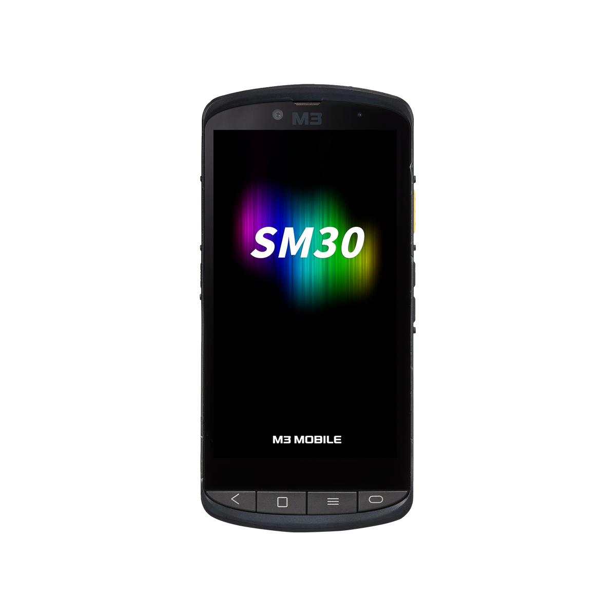 M3 Mobile SM30 rugged Android full-touch mobile computer, 5.5" display, SE4770 2D imager, Wi-Fi 6E (SM300E-U2CFSS-HF) – front view