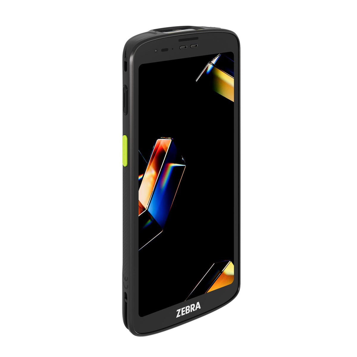Zebra TC201 TC201G-3S3S6BA00-A6 rugged Android mobile computer – angled front view from the right