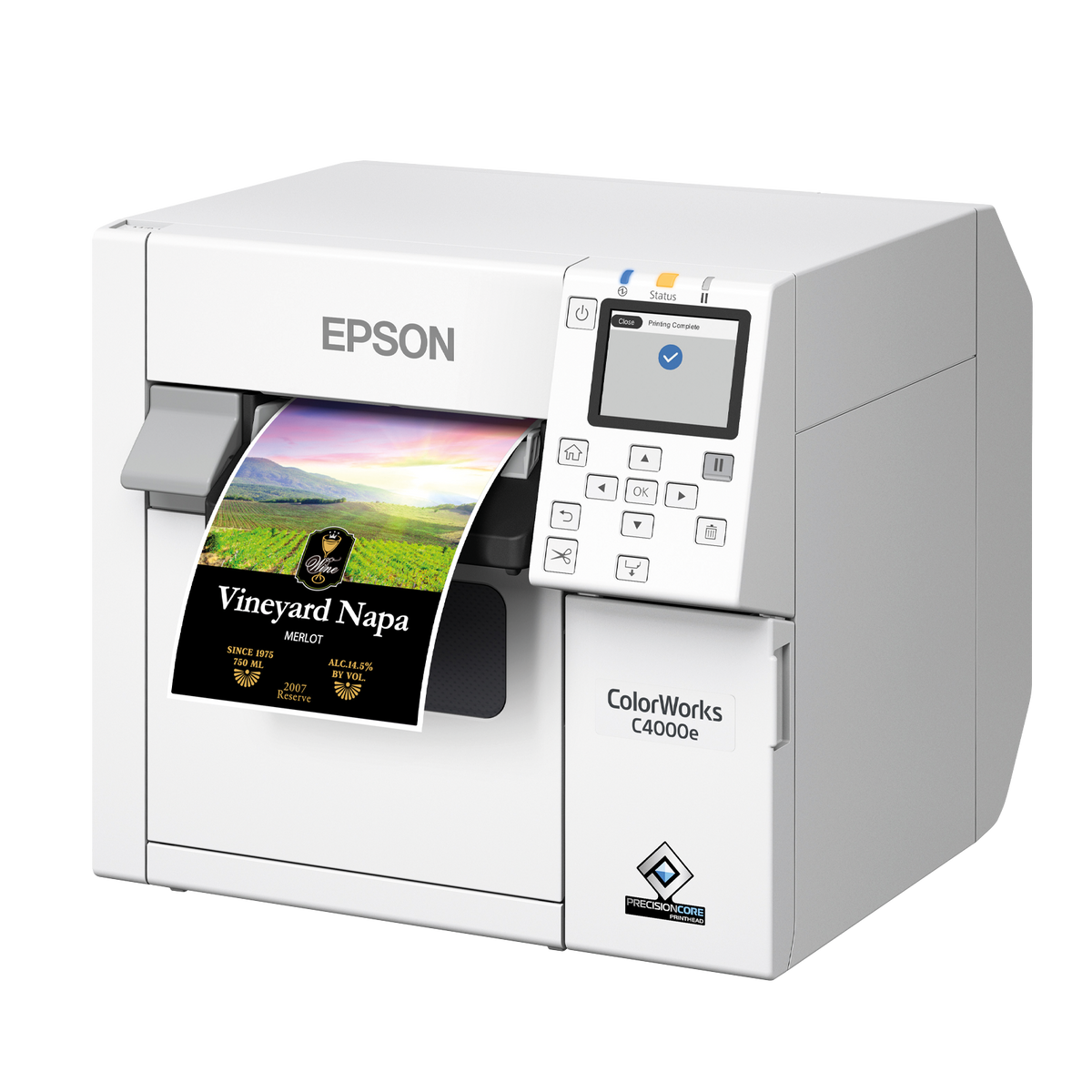 Epson ColorWorks C4000 spalvotų etikečių spausdintuvas