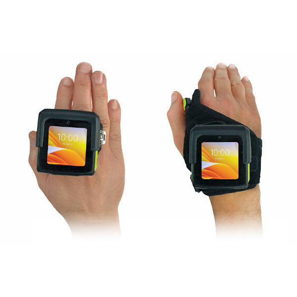 Zebra WS501 wearable computer, back of hand (WS5012-0B3J1020EA6) – worn on the hand