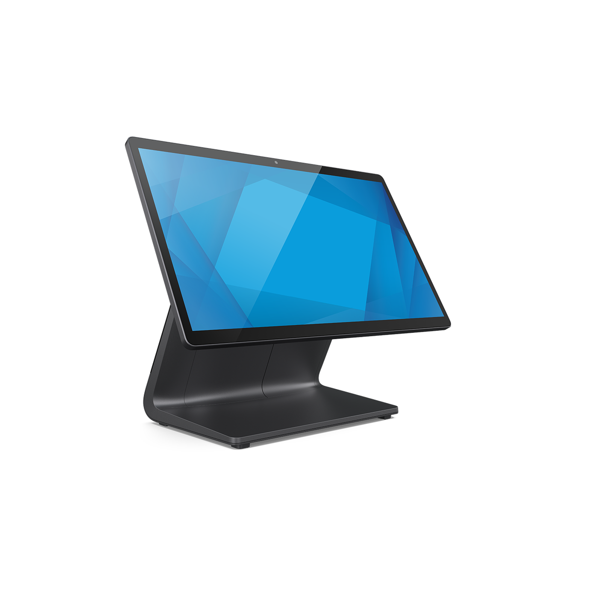 Elo EloPOS Z30 Intel POS terminal, front-right angle, dark grey