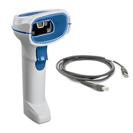 Zebra DS8108-HC 2D Barcode Scanner with cable, white (DS8108-HCBU2104ZVW)